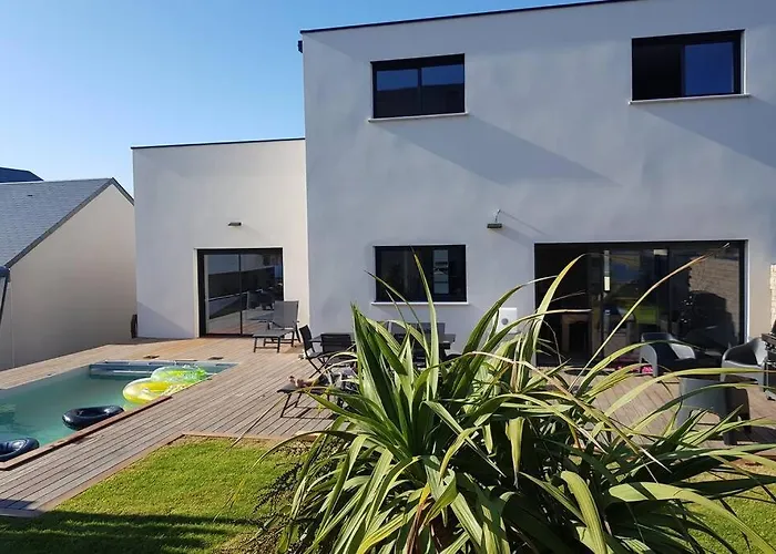 La Thelma 5 Etoiles, Piscine, Sauna Et Jacuzzi Гранвиль