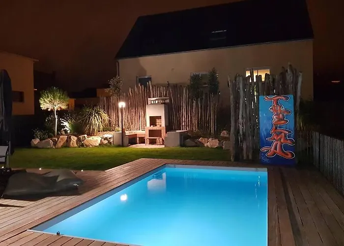 Villa La Thelma 5 étoiles, Piscine, Sauna Et Jacuzzi Granville