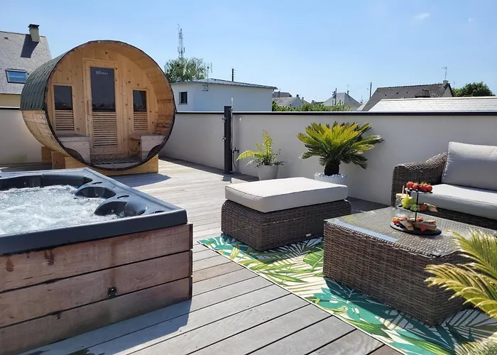 La Thelma 5 étoiles, Piscine, Sauna Et Jacuzzi Villa Granville